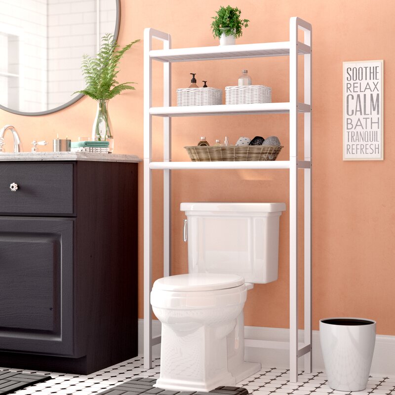Rebrilliant 28" W x 60" H Over the Toilet Storage & Reviews | Wayfair